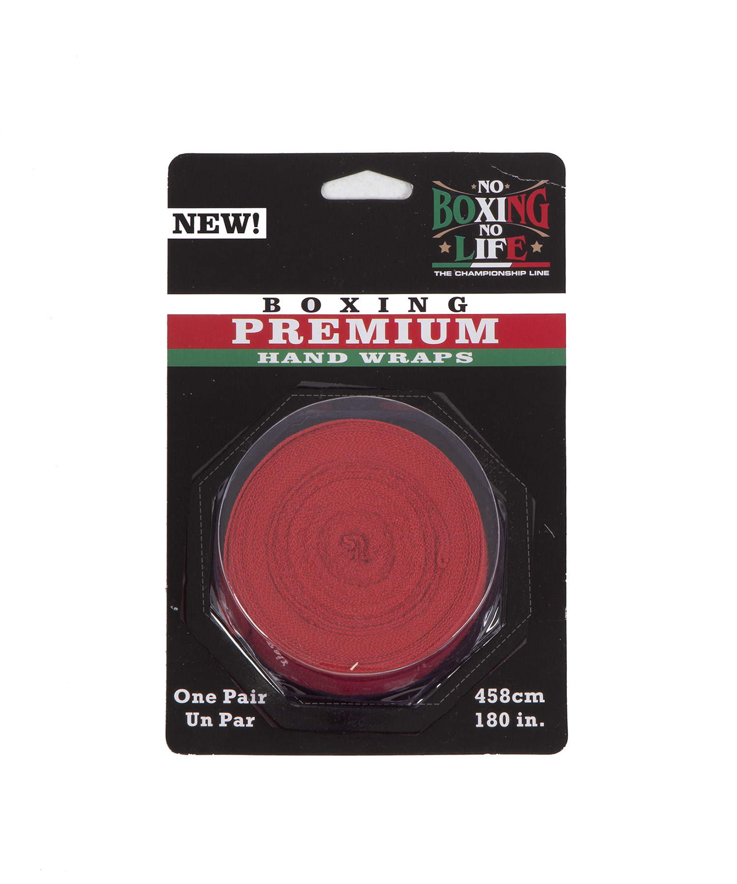 NBNLC112 OG Logo Premium Hand Wraps - Red