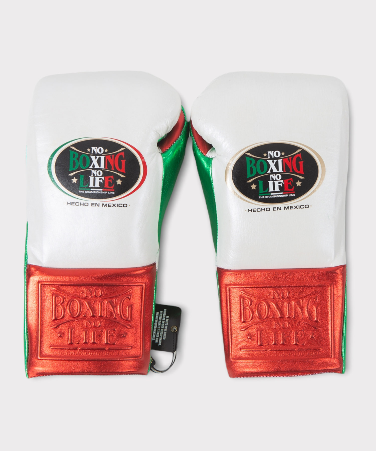 NBNLG102 Championship 10oz Glove - White/Green/Red